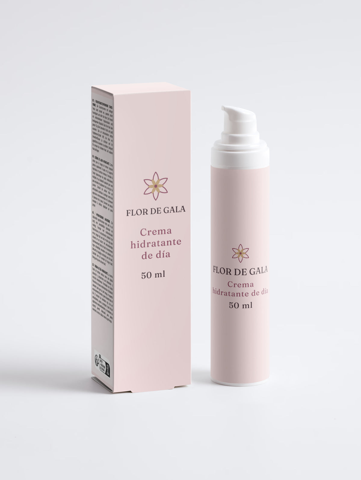 Crema hidratante de día Flor de Gala 50 ml con su caja